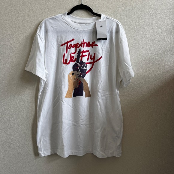 Nike Tops - NWT Nike The Nike Tee Together We Fly Graphic T-Shirt Womens Size‎ M